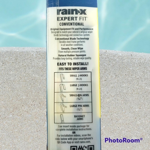 Rain-X Expert Fit Conventional Windshield Wiper Blade C-18-2 includes 1 Blade - Picture 2 of 6